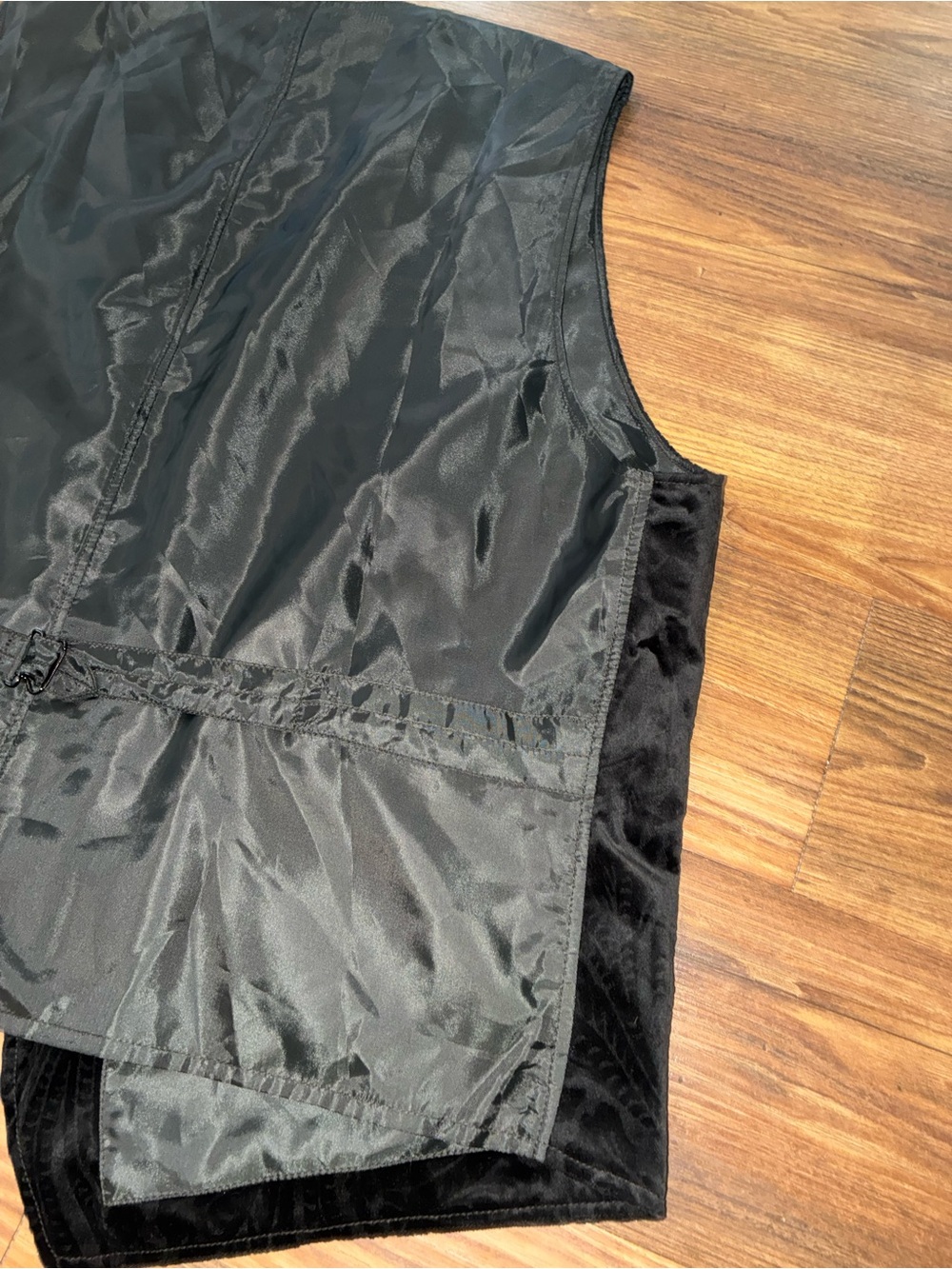 RRL Floral Flocked Velvet Notch-Lapel Vest - Picture 13 of 15